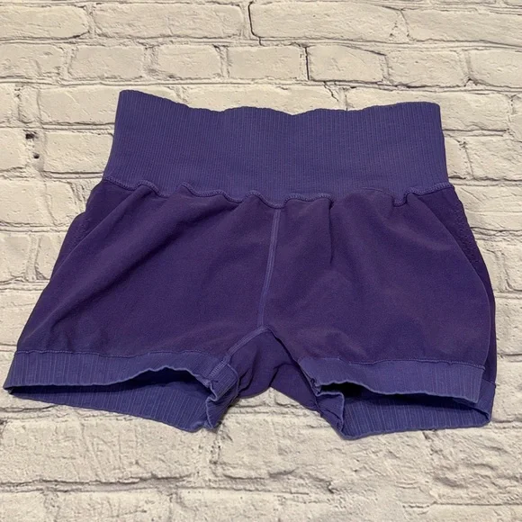 NWOT FP Movement Good Karma Running Shorts - Deep Sea - Size XL - Picture 12 of 16